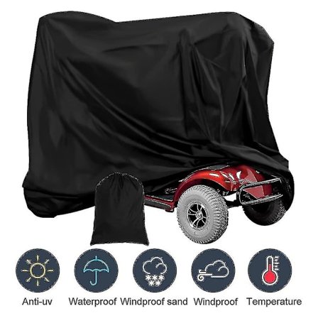 Kraftig trekk til elektrisk rullestol, 190d Oxford vanntett oppbevaringstrekk for rullestol, støvtett beskyttelsestrekk for motorsykkel - xindaren