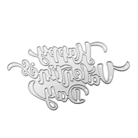 Glædelig Valentinsdag Metal Skærestencils Scrapbooking DIY Album Frimærker