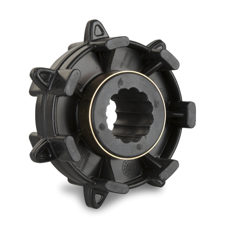 Drivhjul "No-Slip" Whal Bros Splinset Aksel