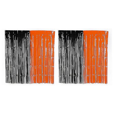 Halloween regngardin, frynsegardiner, bruges til baggrund, bryllup, fødselsdag, jul, festdekoration