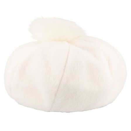 Brixton - Vit beret Hatt - Natalie Oversized Pom Off White Beret @ Hatstore