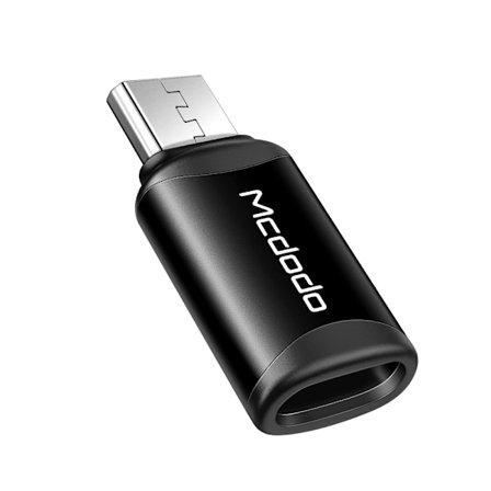 Mcdodo Lightning Hona - MicroUSB Hane Adapter Svart