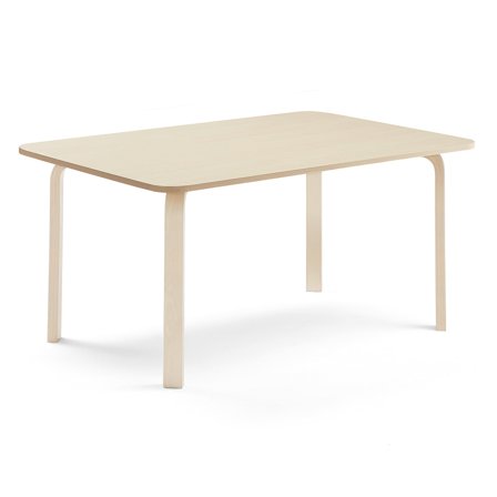 Tisch ELTON, 1800x700x640 mm, Laminat Birke, Birke