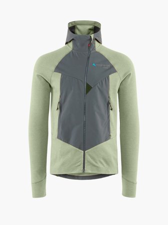 Klättermusen Hugin Zip Hoodie Men's's - Sea Foam-Teal Grey - Men's - L