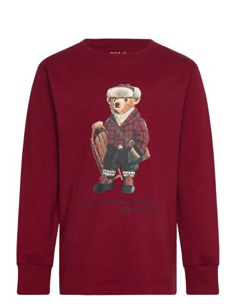 Ralph Lauren Kids | Polo Bear Cotton Long-Sleeve Tee | 150-161