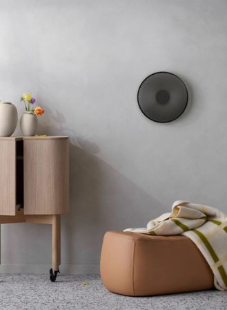 Glint vegglampe Ø36 - sort