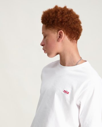 ONLY & SONS JUNIOR OSJFRED LIFE RLX SS LABEL TEE Hvid T-shirts Dreng - Kids Brand Store