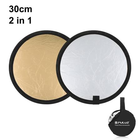 Vikbar Fyllningsljustavla, 30cm2 I 1 Reflektor, 2 St