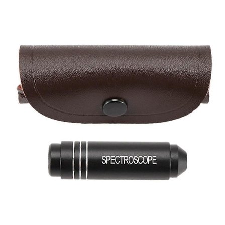 Pocket Gemologisk Spektroskop Diffraksjon 18mm Diameter Medium Størrelse Juveler Edelsten Verktøy