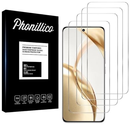 Elokuvasuojus - Phonillico - Honor 200 5G - Pakkaus 4 - Karkaistu Lasi - Naarmuuntumaton