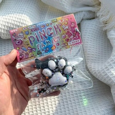 Nya Söta Klämma Katt Tass Leksaker Mjuk Relief Avkoppling Leksaker Klämma Katt Tass Rolig Present Klibbig Avstressande Leksak (FMY)