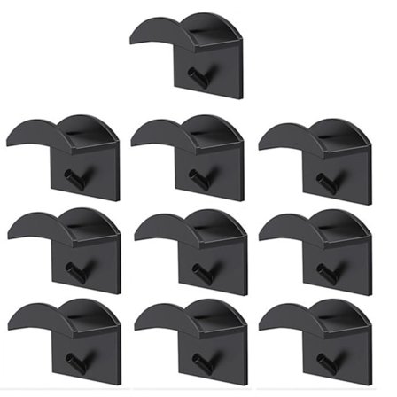 Vægmonteret krog til hatte, slagfri klæbende baseballkasket-holder til H