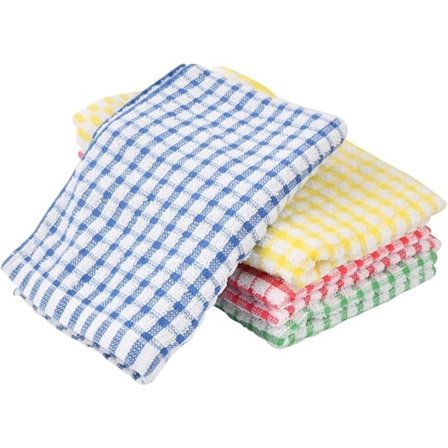 Puuvillaiset keittiöpyyhkeet, 4 väriä, keittiöpyyhkeet - Perfet