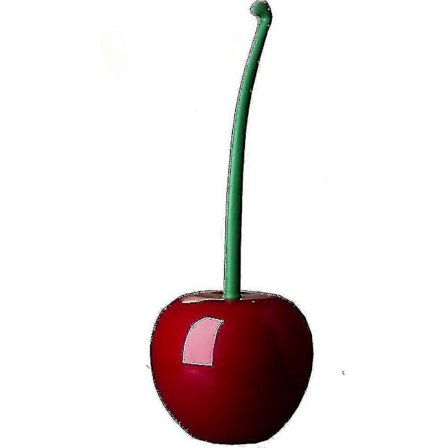 WC-harja ja pidike, yhteensopiva Cherryn kanssa, muovia, kylpyhuoneeseen/WC:hen