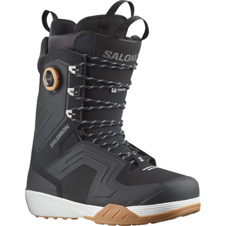 Salomon - Chaussures de snowboard Chaussures de snowboard Dialogue Lace Sj Boa - Black / Black - 28
