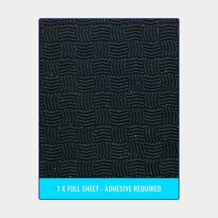 Alfombra antideslizante / antideslizante barco Treadmaster Comfort Grip Smooth Pattern Black, 1200 x 900 x 2 mm