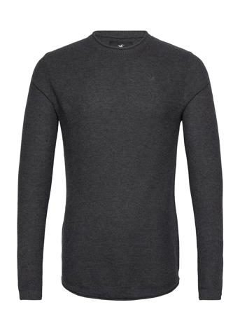 Hco. Guys Sweaters Black Hollister