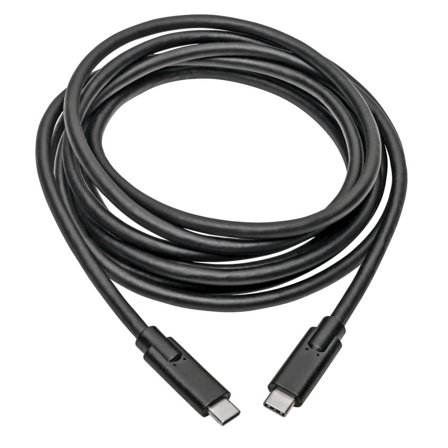 TRIPP LITE Eaton Tripp Lite Series USB-C Cable (M/M) - USB 3.2, Gen 1 (5 Gbps), Thunderbolt 3 Compatible, 10 ft. (3.05 m) - USB type C-kabel - 24 pin