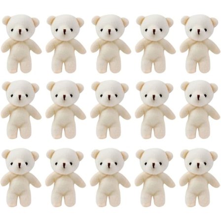 18 kpl Mini Karhu Täytetyt Eläimet Pienet Nallekarhut Nukke Pehmeä Pieni Pehmolelut DIY Ystävänpäivä Syntymäpäivä Hääjuhlat Suosikit