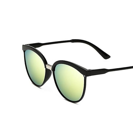 Vintage svarta solglasögon för vuxna - Cat Eye solglasögon för vuxna - Färgade spegelglas - Dam solglasögon - Vuxenmode - Märkesdesign - Oculos (