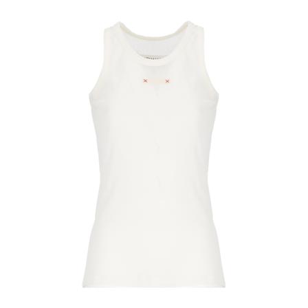 Maison Margiela Sleeveless Tops Hvid, Dame