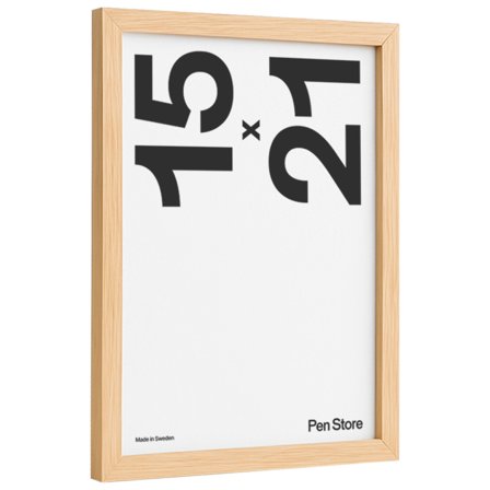 Pen Store Ramme i eg 15x21 cm