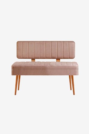 Hanah Home - Förvaringsbänk - Vina - Brun - Kökssoffor - Från Homeroom