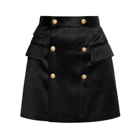 Vivienne Westwood Satin Nederdel Sort, Dame