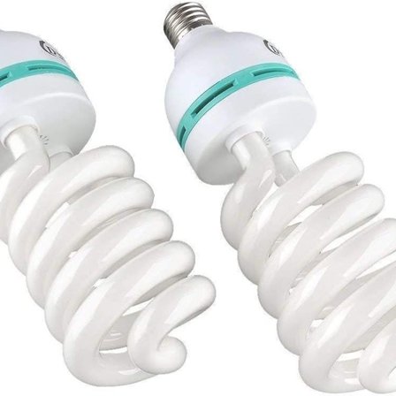 Sett med 2x135W E27 Daglys Fotolys Pære for Fotostudio Video Daglys