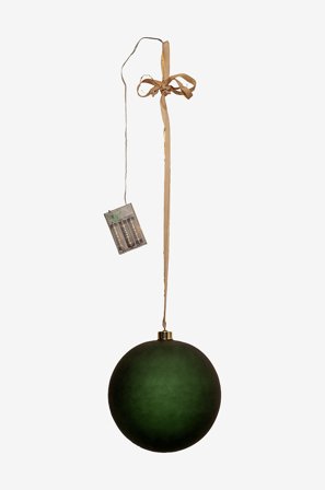 Star Trading - Dekoration Bliss 20cm - Grön - Dekorativ julbelysning - Från Homeroom