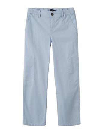 Nlfflip Twi Lw Wide Cargo Pant Blue LMTD