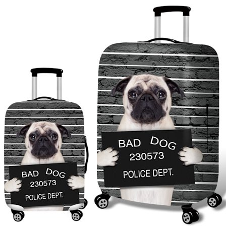 Koffertbeskyttelse Fengsel Bad Hund Elastisk Koffertbeskyttelse