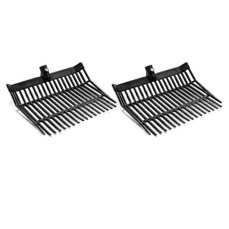 Lantaharukan Vaihtoterä, Hevosen Lantaharukan Pää, Hevosen Lantaharava, Lantaharukan Keräämiseen, Tallin Jätteiden Poistamiseen, Musta, 2 kpl