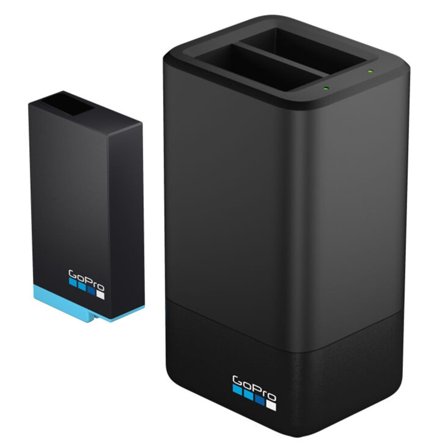 GoPro Max Dual Battery Charger + Battery chargers Black OneSize