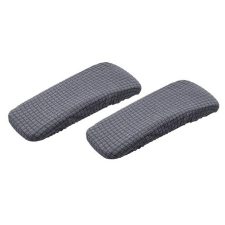 1 Par Stol Armlæn Betræk Stol Arm Betræk MØRKE GRÅ