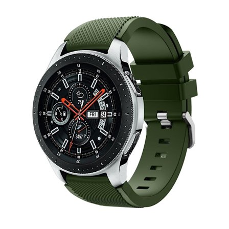 Silikoniranneke Samsung Galaxy Watch 46mm Vihreä