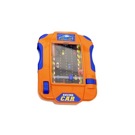 Handhållen Spelkonsol Leksak för Barn, Intressant Hinderbana Racing Bil Äventyrsspel [D]