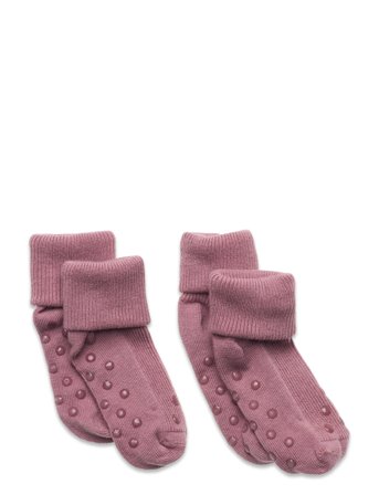 Minymo | Baby Rib Sock W. Abs (2-Pack) | 15 8