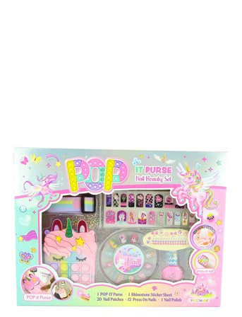 Nail Beauty Set Pop It Patterned Robetoy