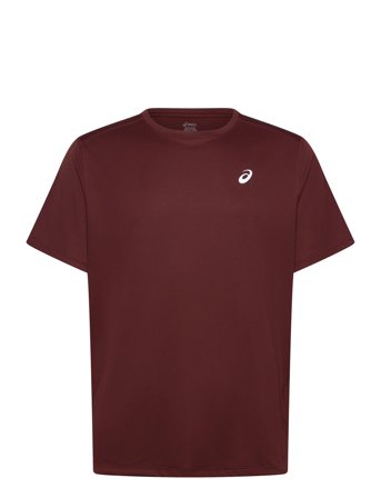 Asics Asics Core Ss Top - Burgundy - M