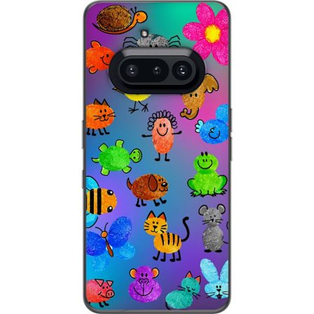 Kompatibelt Mobildeksel til Nothing Phone (3a) Little Scribble Friends