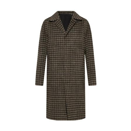AllSaints Coats Brun, Herre Uldfrakker