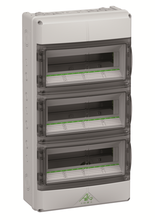 Spelsberg 73344201 Normkapsling ventilert, IK08 3 x 14 moduler, Elfordeling & strømforsyning