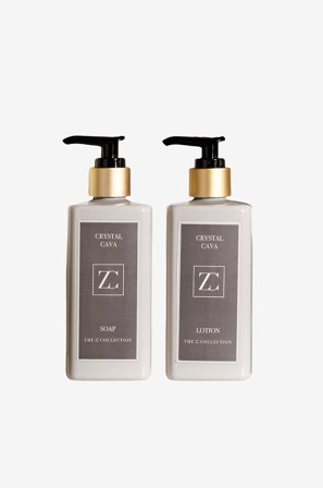 Zelected by Houze - Tvål och Lotion Crystal Cava, The Z Collection 2-pack - Beige - Badrumstillbehör - Från Homeroom