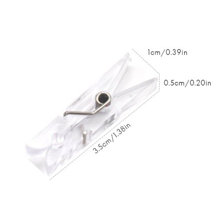 100 st Mini Klädnypor i Plast