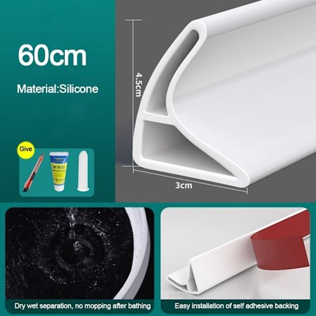 60-250cm Vannstopper Vannholdelist B-60CM