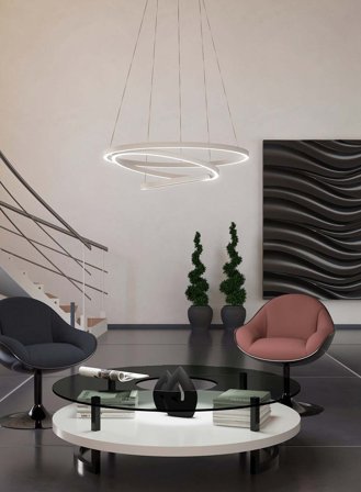 Lobinero-z taklampe Ø58 - hvit