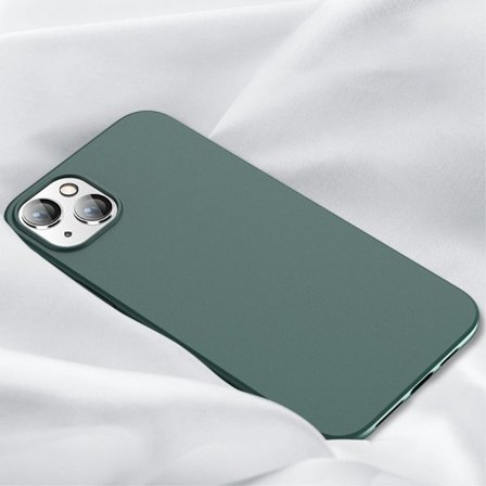 X-LEVEL iPhone 14 Anti-Scratch TPU Skal - Midnight Green