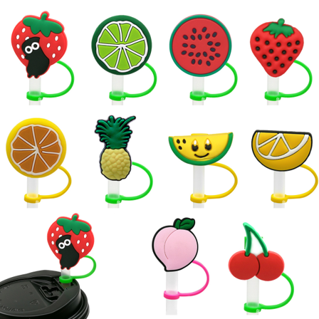 10 st Halmskydd Silikon Frukt Växtform Cover Cap