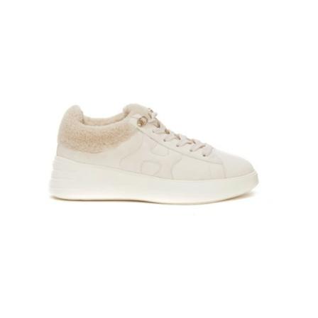 Hogan, Sneakers Beige, Dames, Maat:39 EU,suede